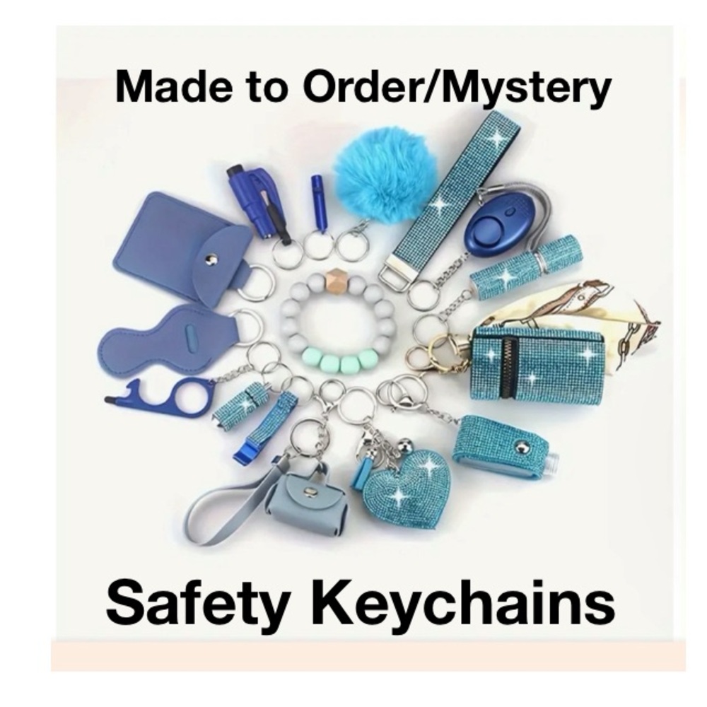 Medium Safety Keychains (10 items)
